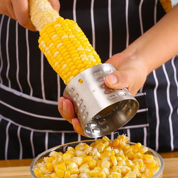 

new creative kitchen accessories corn stripper cob cutter grinder rapid corn thresher peeler portable utensils for kitchen