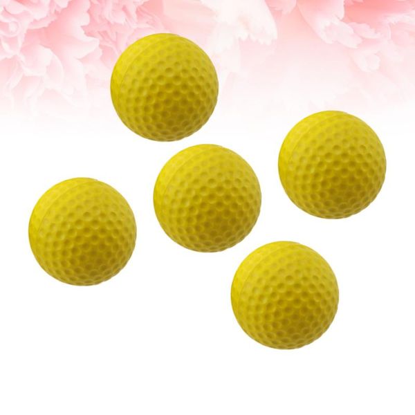 

pcs balls indoors practice high elastic outdoor training aid (yellow) golf