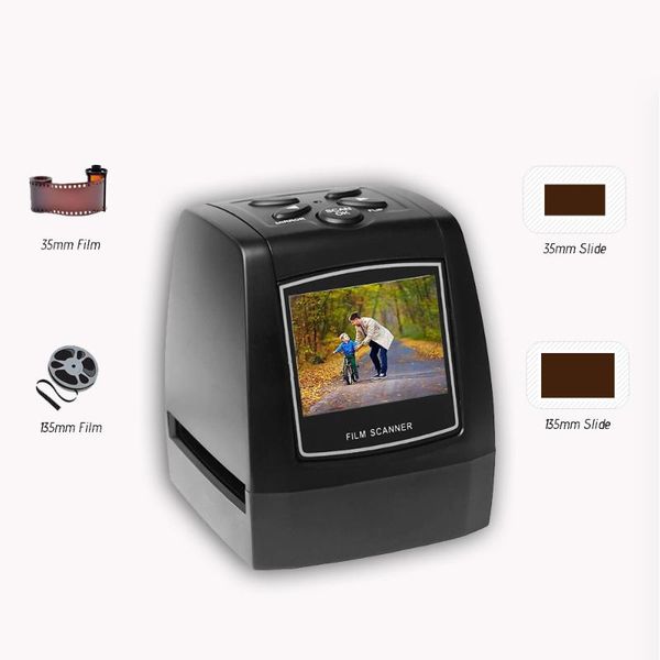

film scanners protable negative 35mm 135mm slide converter po digital image viewer support sd card
