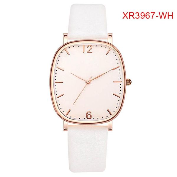 

wristwatches ly women minimalist quartz watch pu band square dial wrist for casual daily office dod886, Slivery;brown