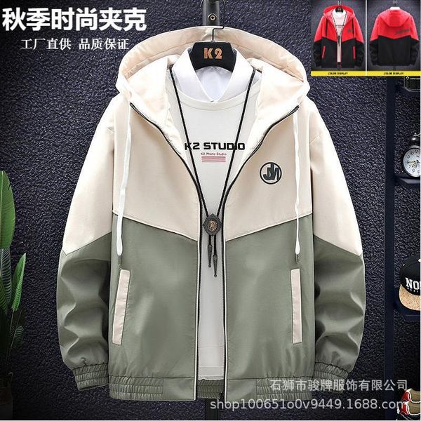

jackets windbreaker hooded et et casual coat special men's top, Black;brown