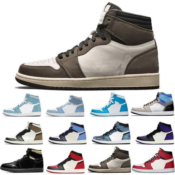 

1s 1 new arrive basketball shoes man woman prototype turbo green hyper royal unc dark mocha crimson tint pink glaze jack black gold sizea30