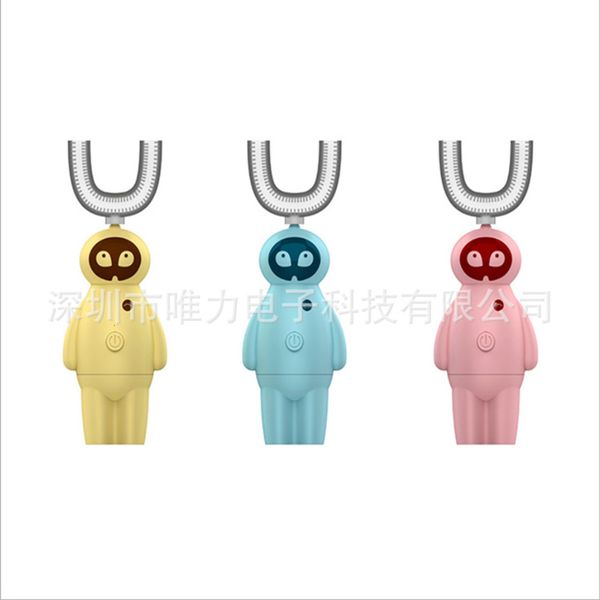 

electric toothbrushes children's fully automatic u-shaped electric toothbrush big white universe mouth cleaner portable baby products