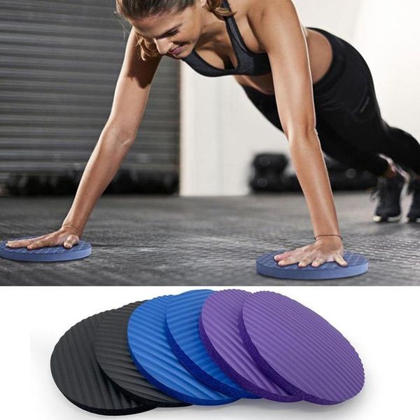 

yoga mats 1pc portable round knee pad small home fitness sprot plank disc protective cushion non slip mat