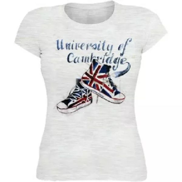 

t-shirt shirt university of cambridge cotton fashion women, White;black