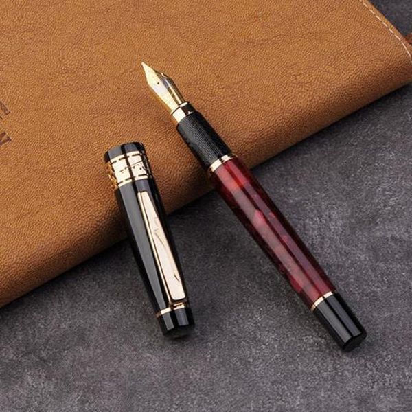 

picasso 915 rose red pimio marble celluloid fountain pen 22kgp medium nib eurasian feelings gift box optional for office & home pens