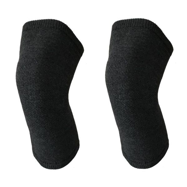 

cashmere knee support / (arc version) elbow & pads, Black;gray