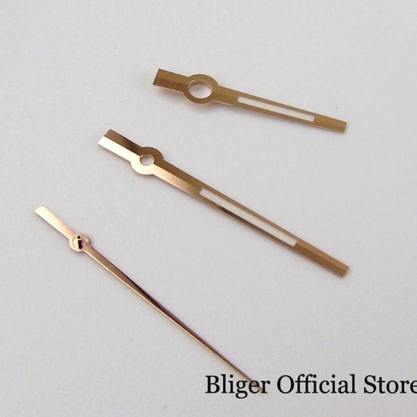 

repair tools & kits silver/rose gold automatic watch hand needles for nh35a nh36a 7s26 movement green luminous