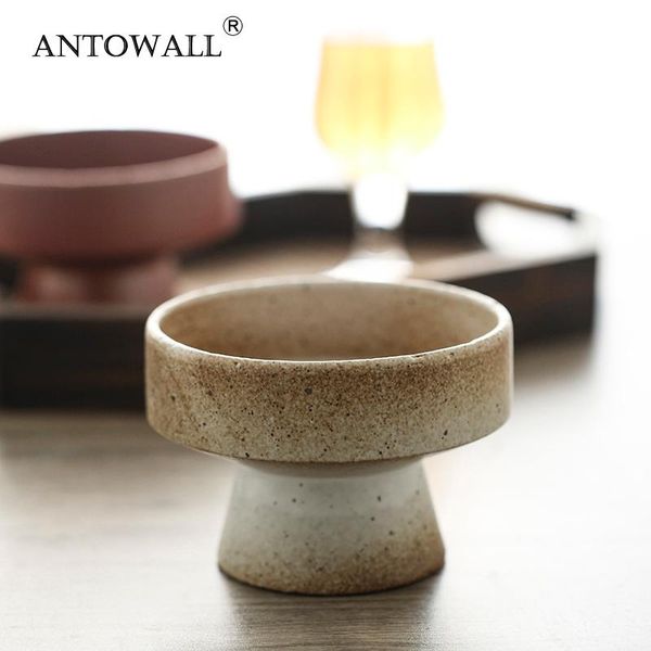 

handmade retro ceramic fruit plate dish small snack bowl bowls