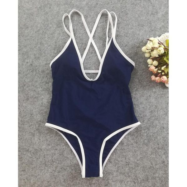 

one-piece suits one piece swimwear women spaghetti strap monokini swimsuit mujer biquini bathing suit beachwear