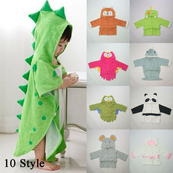 

towel 10 style kids toddler bath wrap hooded beach poncho with hood robe baby