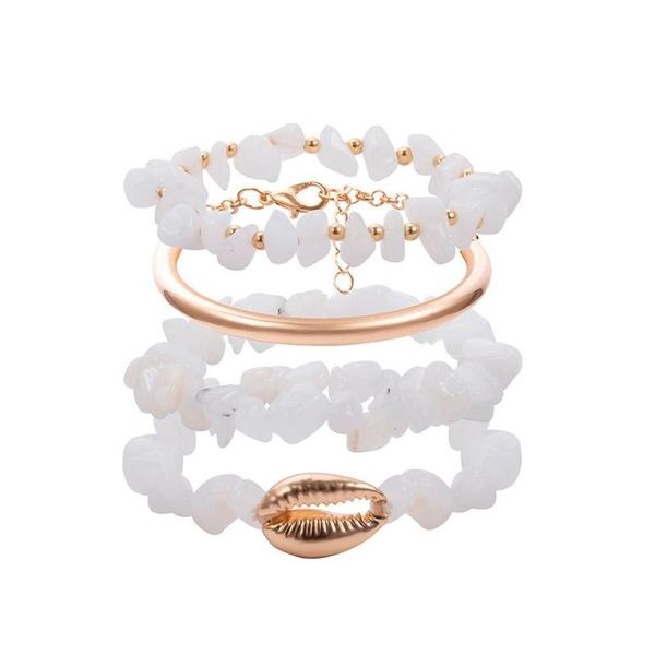 

charm bracelets vintage natural shell blue adjustable bracelet women's jewelry 2021 #3l23, Golden;silver