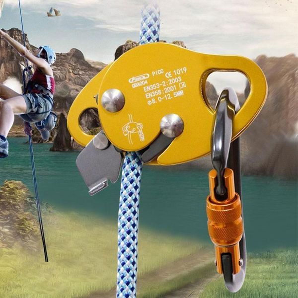 

cords, slings and webbing climbing equipment descender safety protector professional outdoor climb rigging anti fall protective capture rope