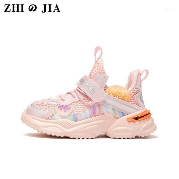 

athletic & outdoor summer comfortable casual breathable mesh wear-resistant girls shoes for fashion soft light elastic1, Black