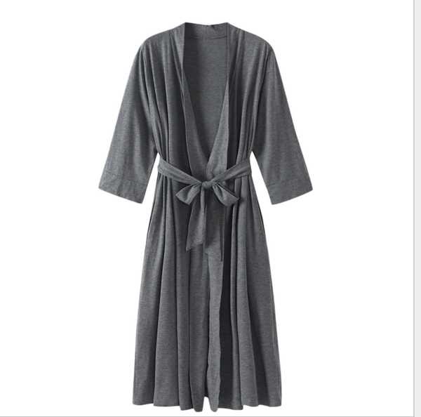 

women's sleepwear wingsloveelegant cotton soft nightgown women long sleeve comfortable sleeping dress, Black;red