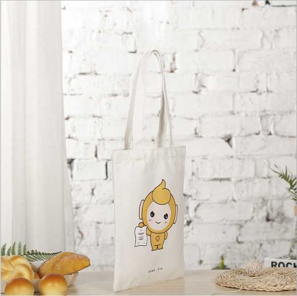 

gift wrap the monkey cartoon pattern women shopping bag fashion foldable reusable tote folding convenient large-capacity storage bags