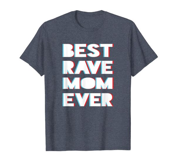 

rave mom ever - festival t-shirt, White;black