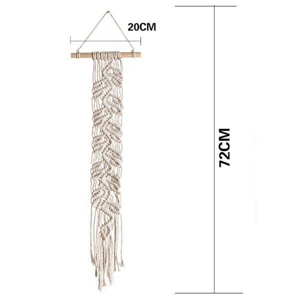 

tapestries handmade hanging decor home living room wedding dreamcatcher cotton rope