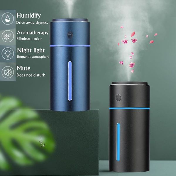 

humidifiers car aromatherapy air humidifier electric ultrasonic cool mist maker fogger with lamp wireless usb essential oil aroma diffuser