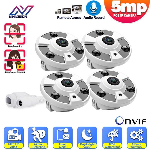 

cameras ninivision h.265 poe ip camera audio mic fisheye lens 8mp 5mp 3mp 2mp panoramic surveillance outdoor xmeye could dc12v/ 48v