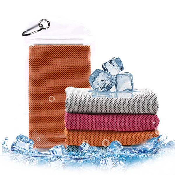 

towel cold-towel suitable for exercise fitness heatstroke prevention instant cooling and softness super absorbent soft