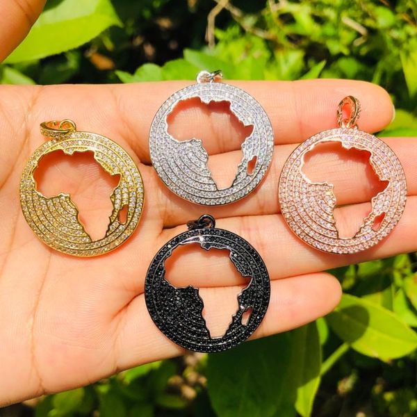 

charms 5pcs africa map charm for women bracelet necklace making gold plated bling pendant handcrafted jewelry findings wholesale, Bronze;silver