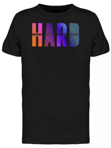 

Colorful Hard Tee Men's -Image by Shutterstock, White;black
