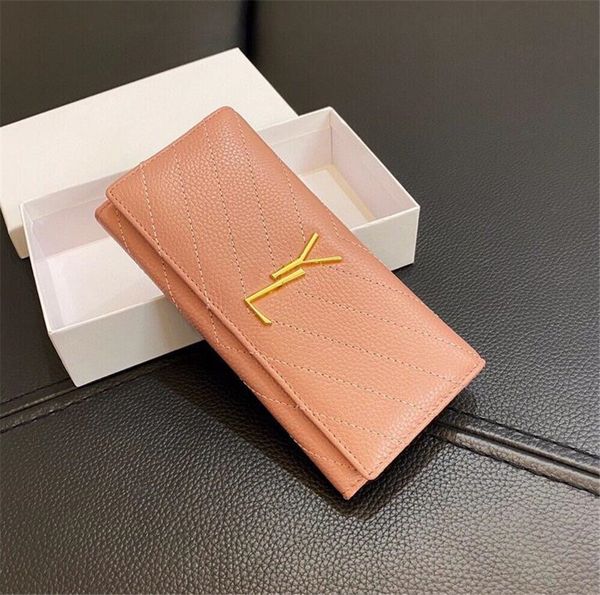 

famous brand mens womens wallets classic leather flower letter built-in clip coin purses designer bag card slots clutch bags ladies wallet p, Red;black