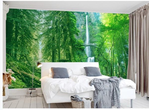 

wallpapers beautiful scenery green big tree forest landscape background wall
