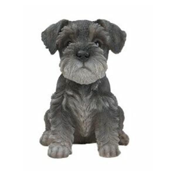 

garden decorations sitting schnauzer puppy statue resin lawn sculpture super cute yard decor decorating gift tb sale