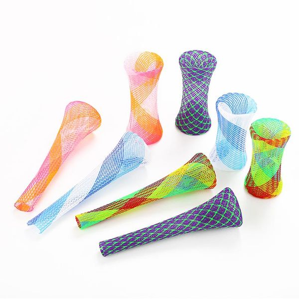 

cat toys 1 pcs spring toy y folding multicolor good elasticity pet playing interactive teaser supplies (random c