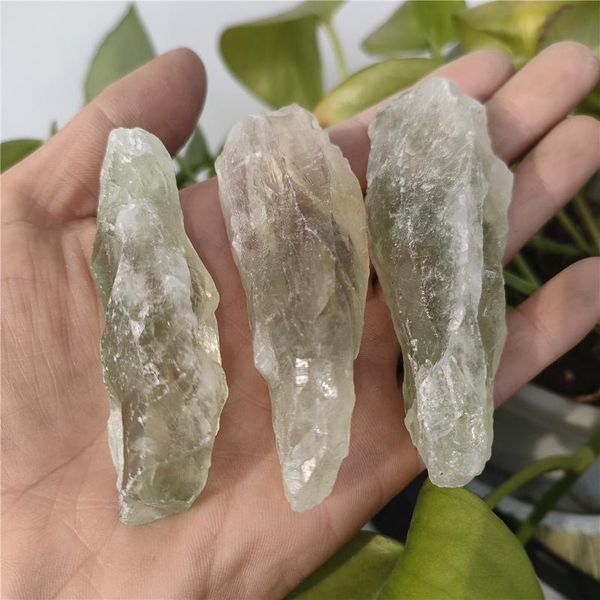 

1-3pcs natural stone rough gemstone light green crystal mineral specimen rock quartz chips gravel lucky healing decoration decorative ob obj