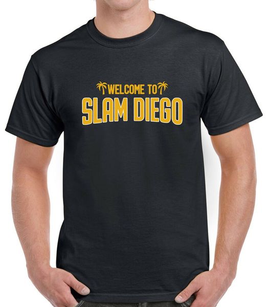 

welcome to slam diego classic t-shirt, White;black