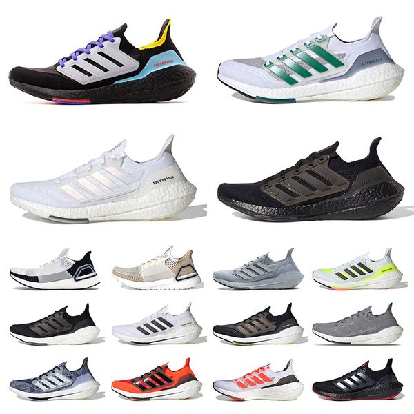 

2021 ultraboosts 20 ub men women trainers running shoes solar yellow bred ultraboost 21 pulse aqua black triple white 4.0 carbon scarlet spo, White;red