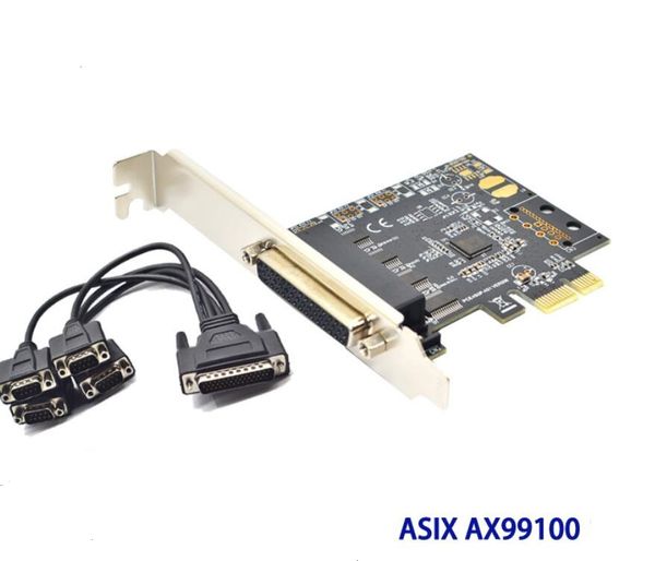 Industrail Computer Interface Cards PCI-E x1 x4 x8 x16 pcie a 4 porte RS232 AX99100 115200 MB/s supporto Window XP W7 W8 W10 LINUX