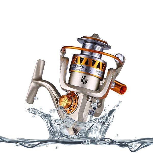 

baitcasting reels 12bb spinning fishing reel right/left handle 5.2:1 pre loading pesca