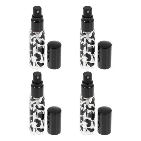 

storage bottles & jars 4pcs empty perfume bottle glass dispenser portable sprayer refill