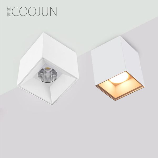 

downlights coojun 20w 30w square ceiling living room el corridor office indoor lighting 4000k/5000k white led lamps