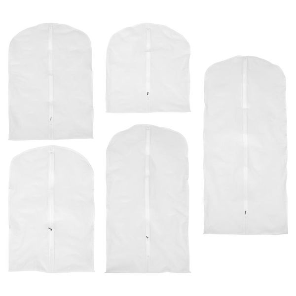 

clothing & wardrobe storage 5pcs home translucent dust-proof bag household cover