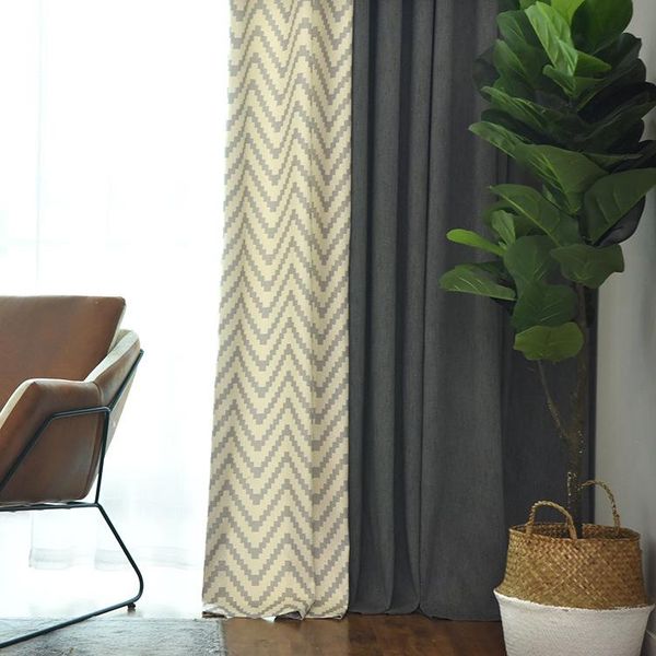 

curtain & drapes modern european-style bedroom living room villa thicken chenille jacquard printed embossed window shade cloth