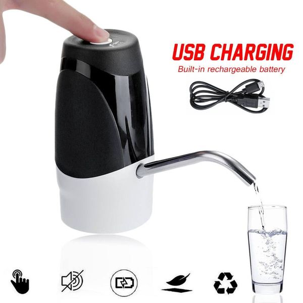 

automatic water dispensers electric pump dispenser portable drinking bottle switch usb charging single cooling type