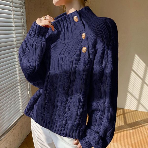

women's sweaters sweater 2021 autumn and winter short twist neck two-wear knitted korean fashion clothing, White;black