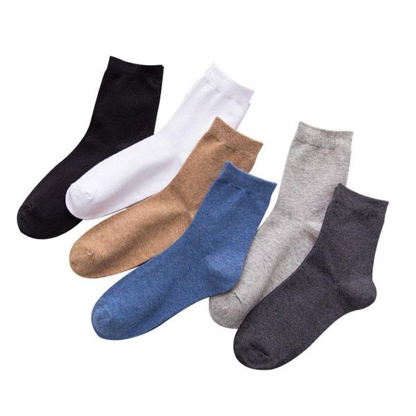 

men's socks socks, cotton classic breathable mesh casual wear autumn and winter deodorant, Black