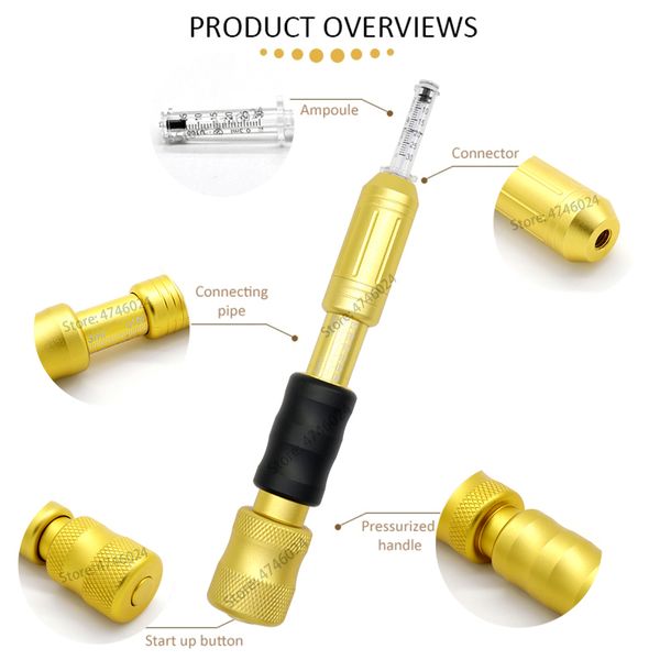 

0.3ml high pressure hyaluron pen noninvasive nebulizer injection pen for lip lifting wrinkle removal hyaluronic injection pen perfections