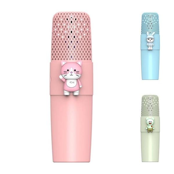 

children mini kids microphone cartoon k9 handheld karaoke mobile phone wireless bluetooth microphones