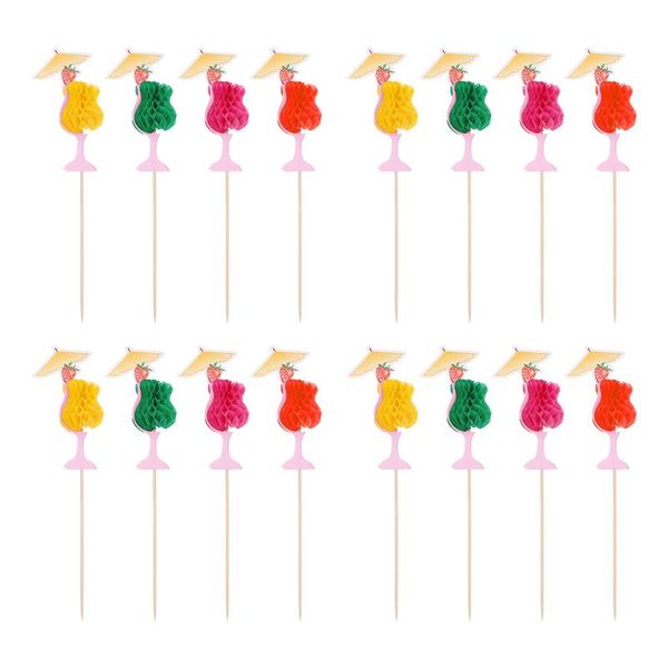 

forks 50pcs adorable pattern picks cocktail colorful cake for party