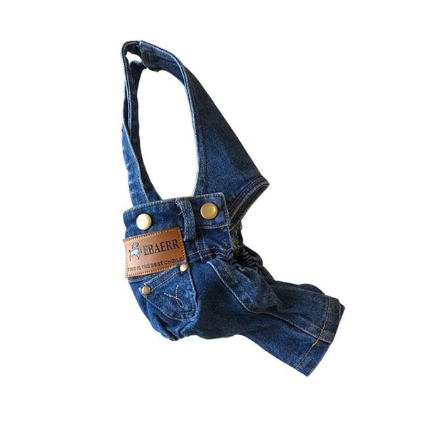 

dog apparel denim clothes jeans pet dogs clothing for small medium costume chihuahua coat jacket puppy jumpsuit