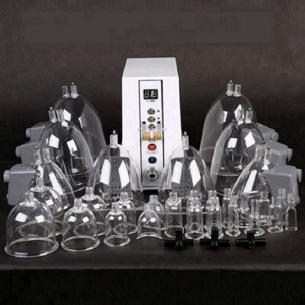 

35cups body shaping slimming massager chest enhancement cup vacuum breast enhancer therapy cupping machine butt buttocks enlargement beauty