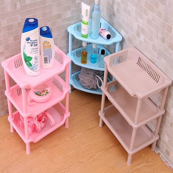 

bathroom storage & organization shelf organizer corner caddy plastic shower shampoo holder kitchen rack