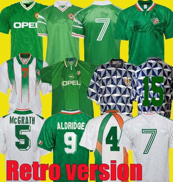 

1992 1993 northern 1988 ireland retro soccer jersey 1990 vintage irish sheedy 1998 1994 1995 1996 football shirts mcgrath keane 90 92 94 96, Black;yellow